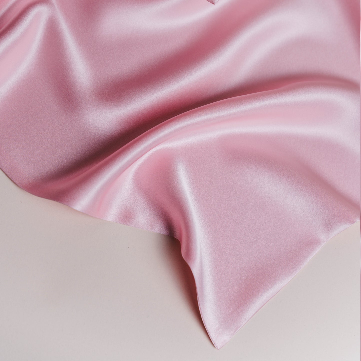 Premium Silk Satin Pillowcase Pink