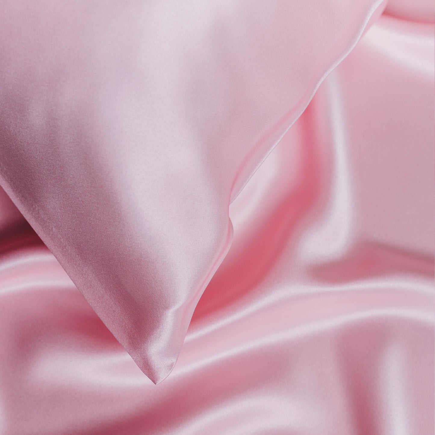 Premium Silk Satin Pillowcase Pink