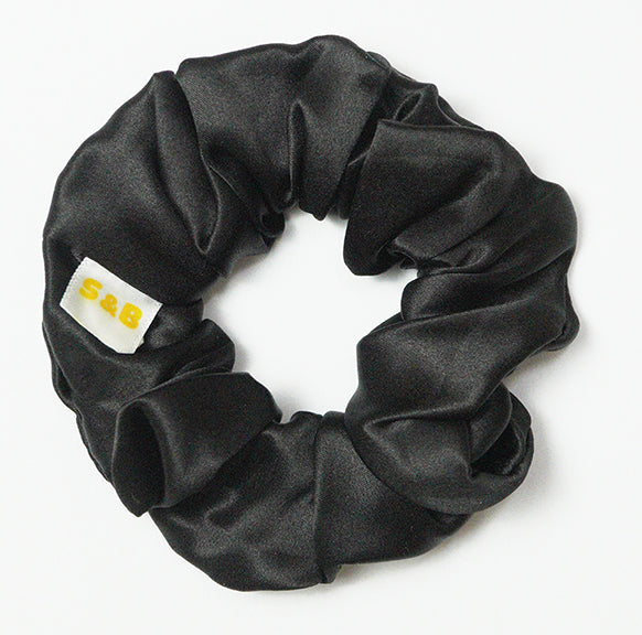 Set of 3 Large Silk Satin Scrunchies (Mixed Colour)