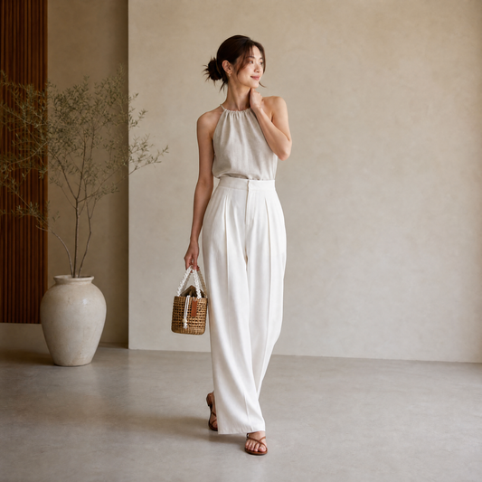 Lotus Mini Bucket Bag – Handwoven Water Hyacinth