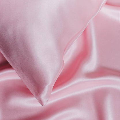 Premium Silk Satin Pillowcase Pink